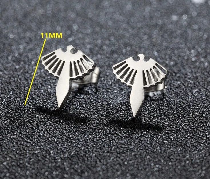 Jewelry Phoenix Mini Stud Earrings Charm Earring Gift Size ONE SIZE - 2 Thumbnail