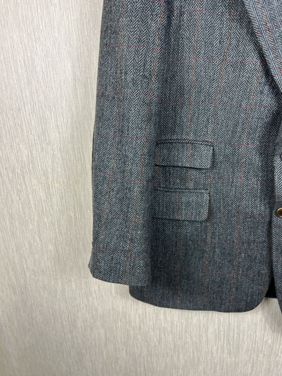 SCABAL Vintage 80s Scabal wool herringbone blazer jacket tweed Size US L / EU 52-54 / 3 - 6 Thumbnail