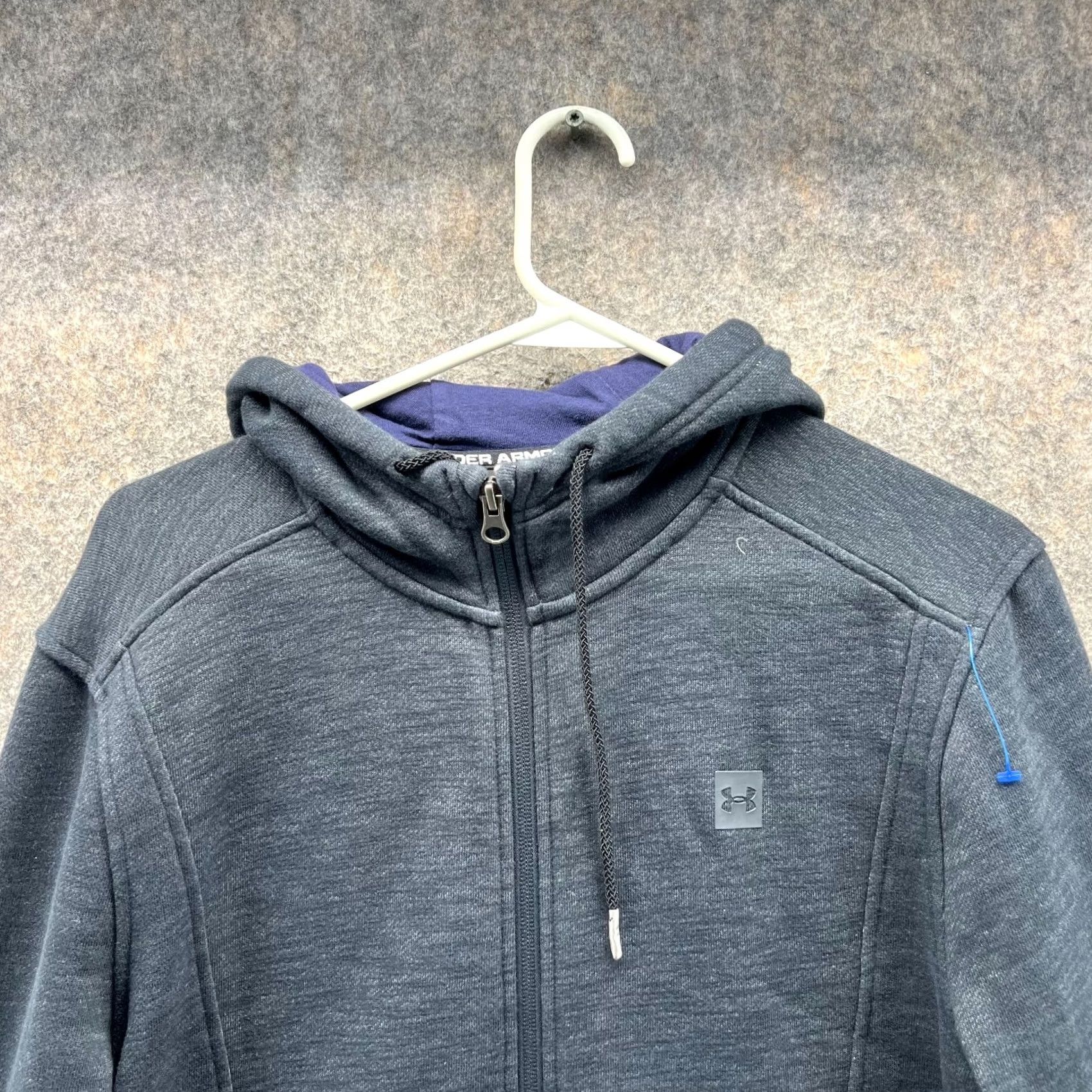 Under Armour VINTAGE Under Armour Sweater Mens Medium Heather Gray Full Zip Hoodie Pullover Jacket Size US M / EU 48-50 / 2 - 4 Thumbnail