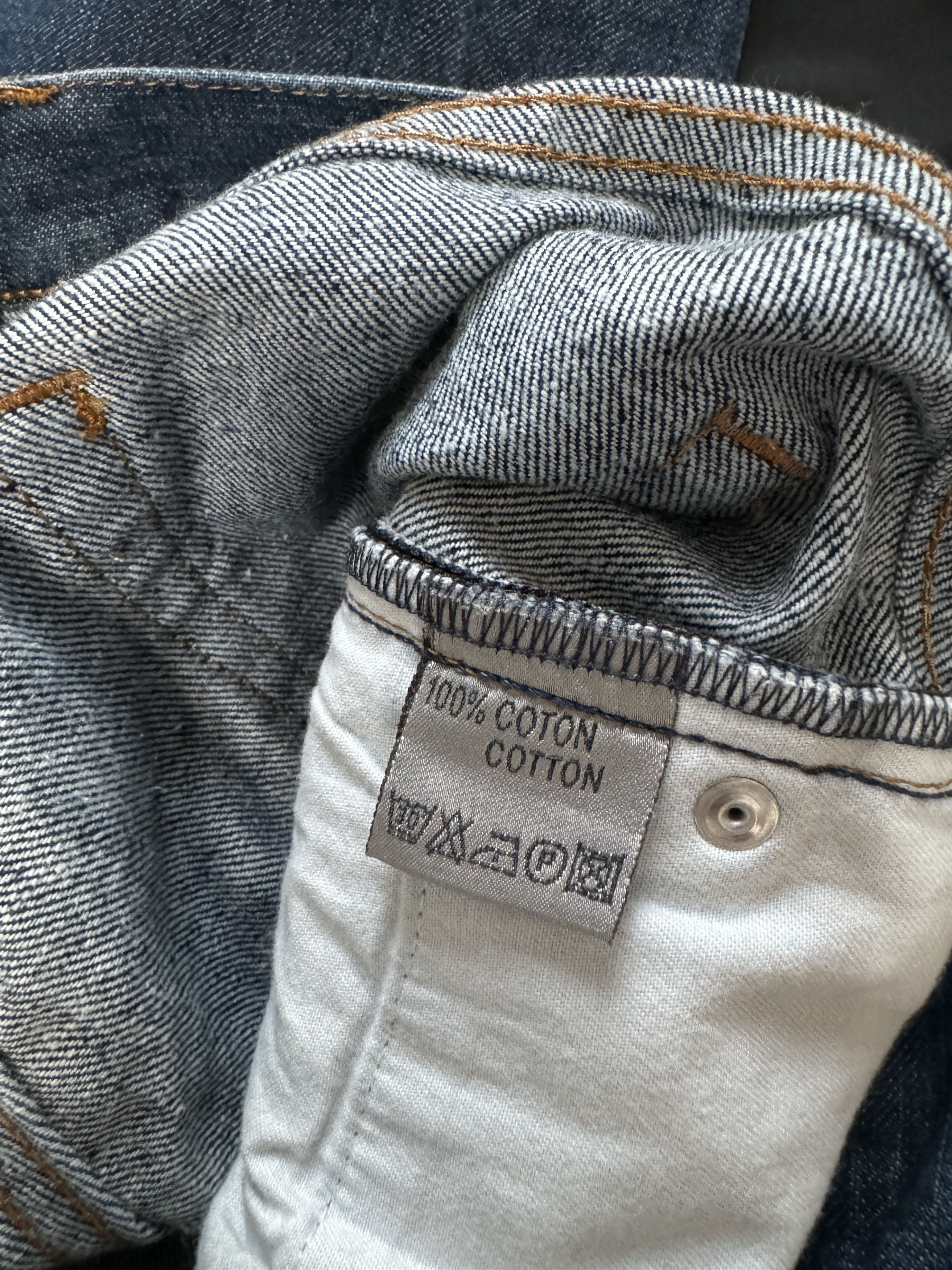 Dior Dior Homme Denim Pants Jeans Hedi Slimane Dark Navy Size 33 Size US 33 - 10 Thumbnail