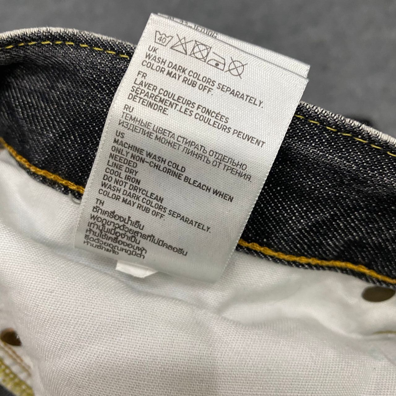 Japanese Brand 💥Best Offer💥Vintage Uniqlo Jeans Distressed Denim Size US 35 - 17 Thumbnail