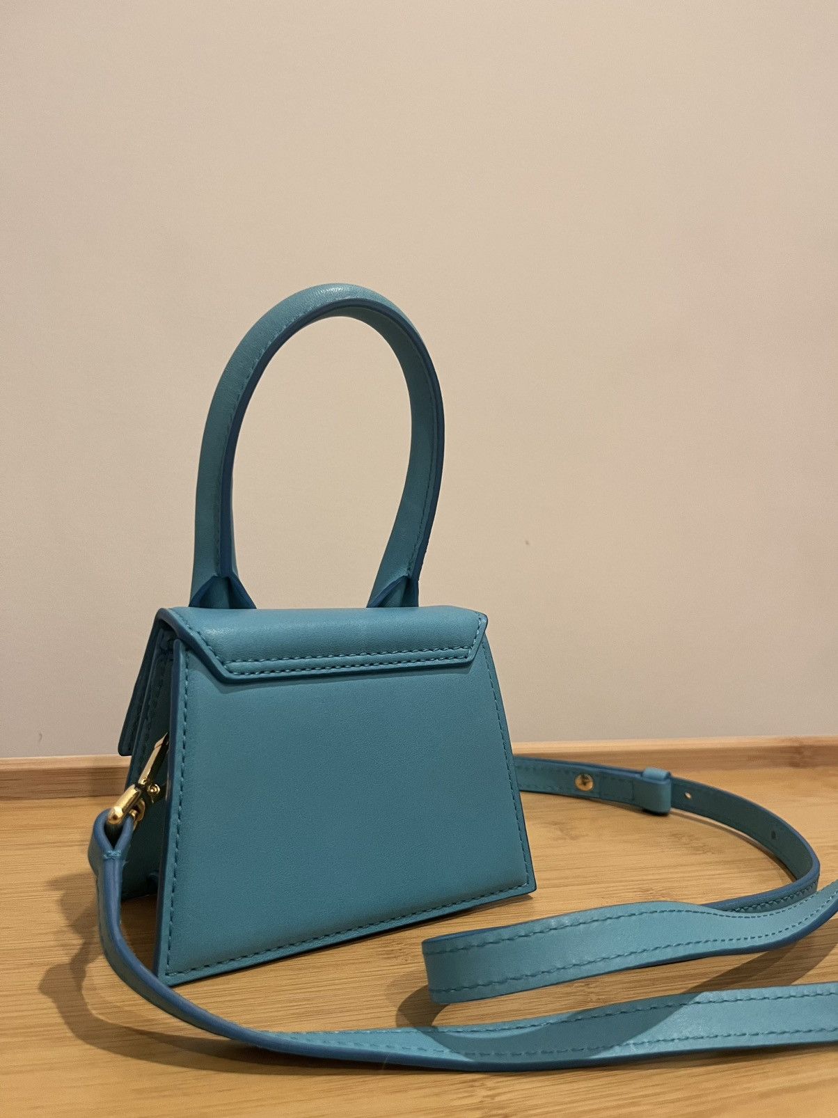 Jacquemus JACQUEMUS mini chiquito bag in turquoise blue Size ONE SIZE - 3 Thumbnail