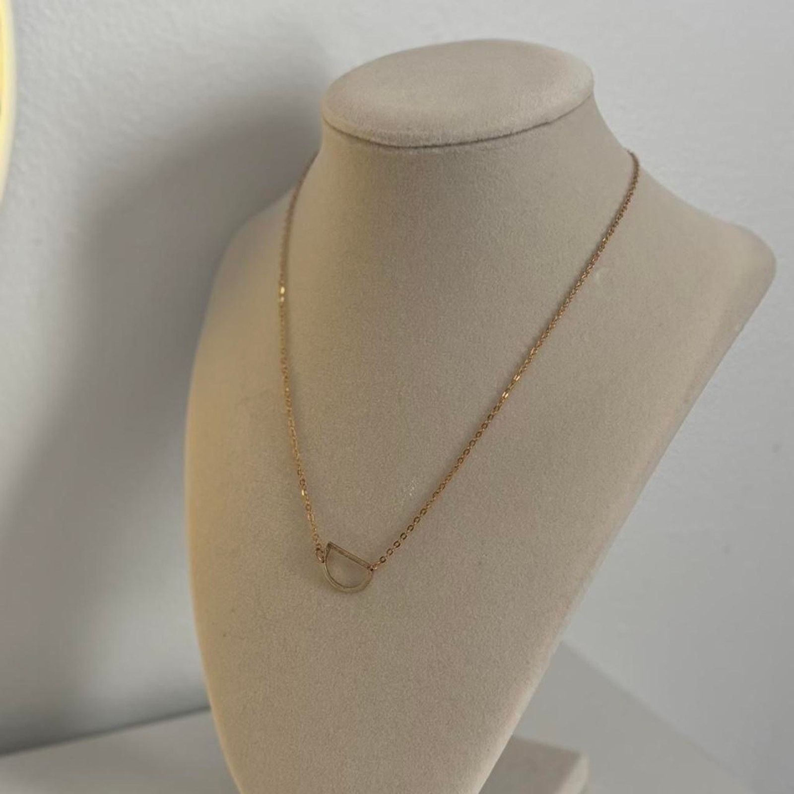 Other Gold Necklace with Small Charm Stainless Steel Size ONE SIZE - 3 Thumbnail