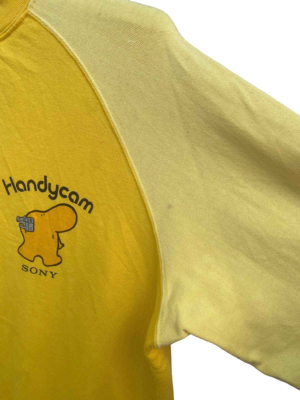 Sony Vintage Sony Handycam Raglan Sweatshirt Size US M / EU 48-50 / 2 - 6 Thumbnail
