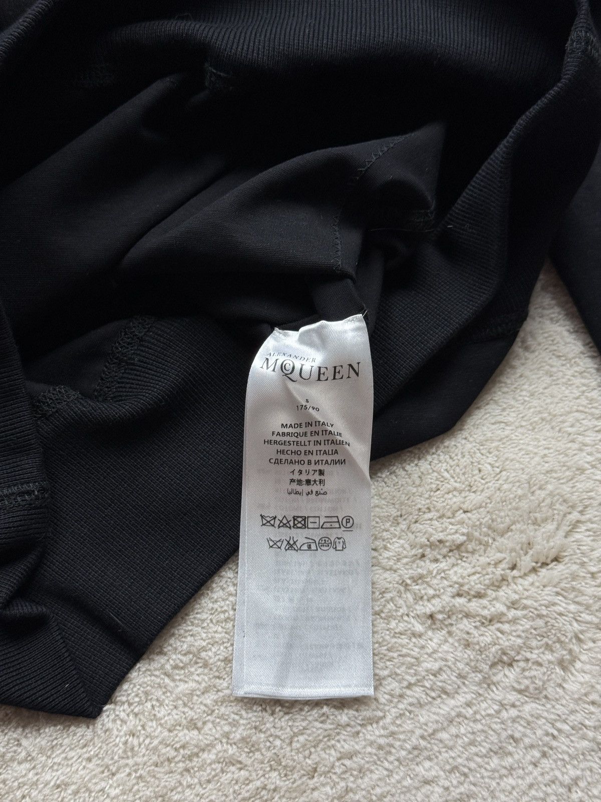 Alexander McQueen Alexander McQueen Panel Silk Logo sweatshirt Size S / US 4 / IT 40 - 8 Thumbnail