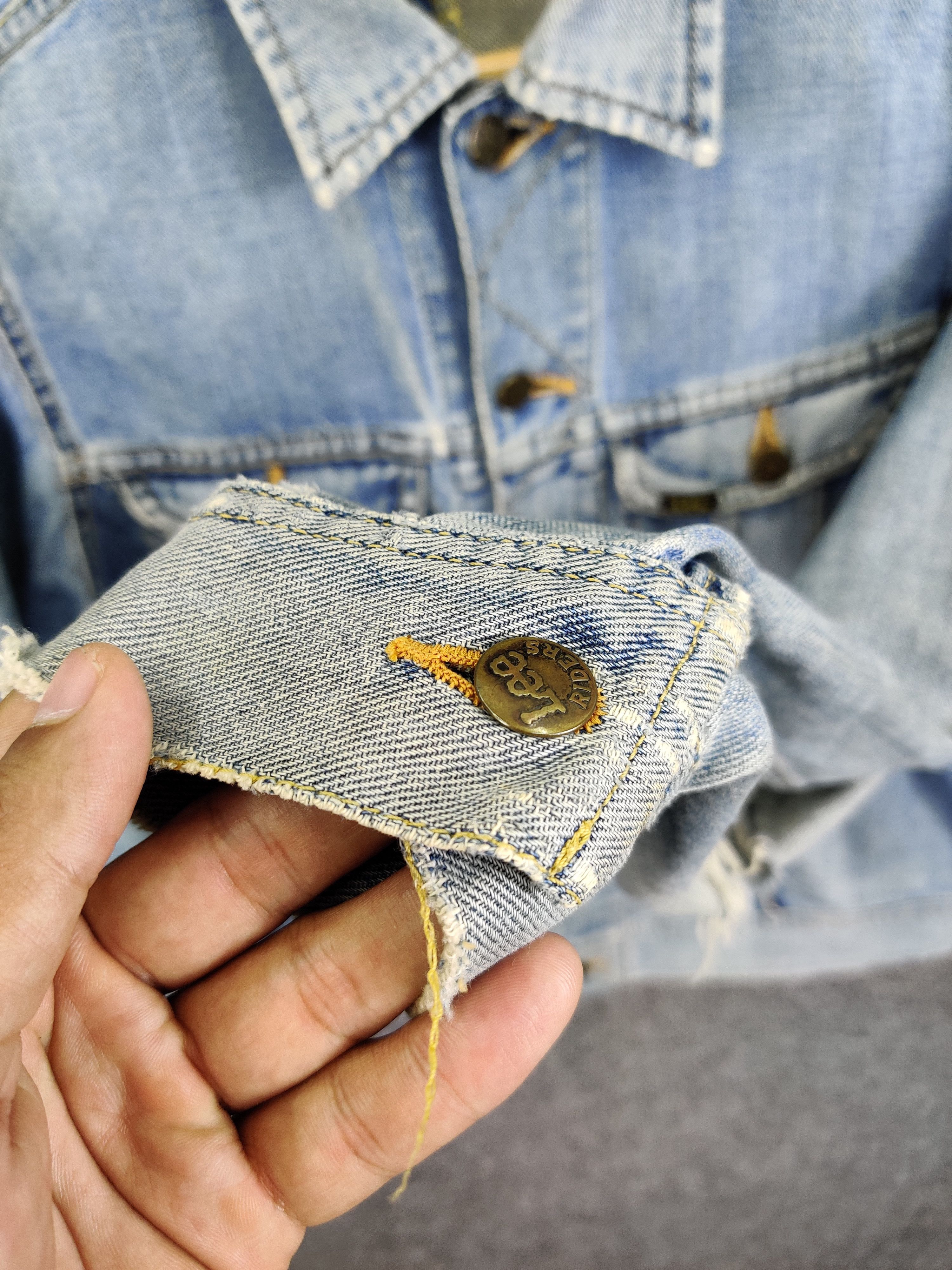 Lee Vintage Thrashed Lee Riders Distressed Denim Jacket Size US M / EU 48-50 / 2 - 12 Thumbnail