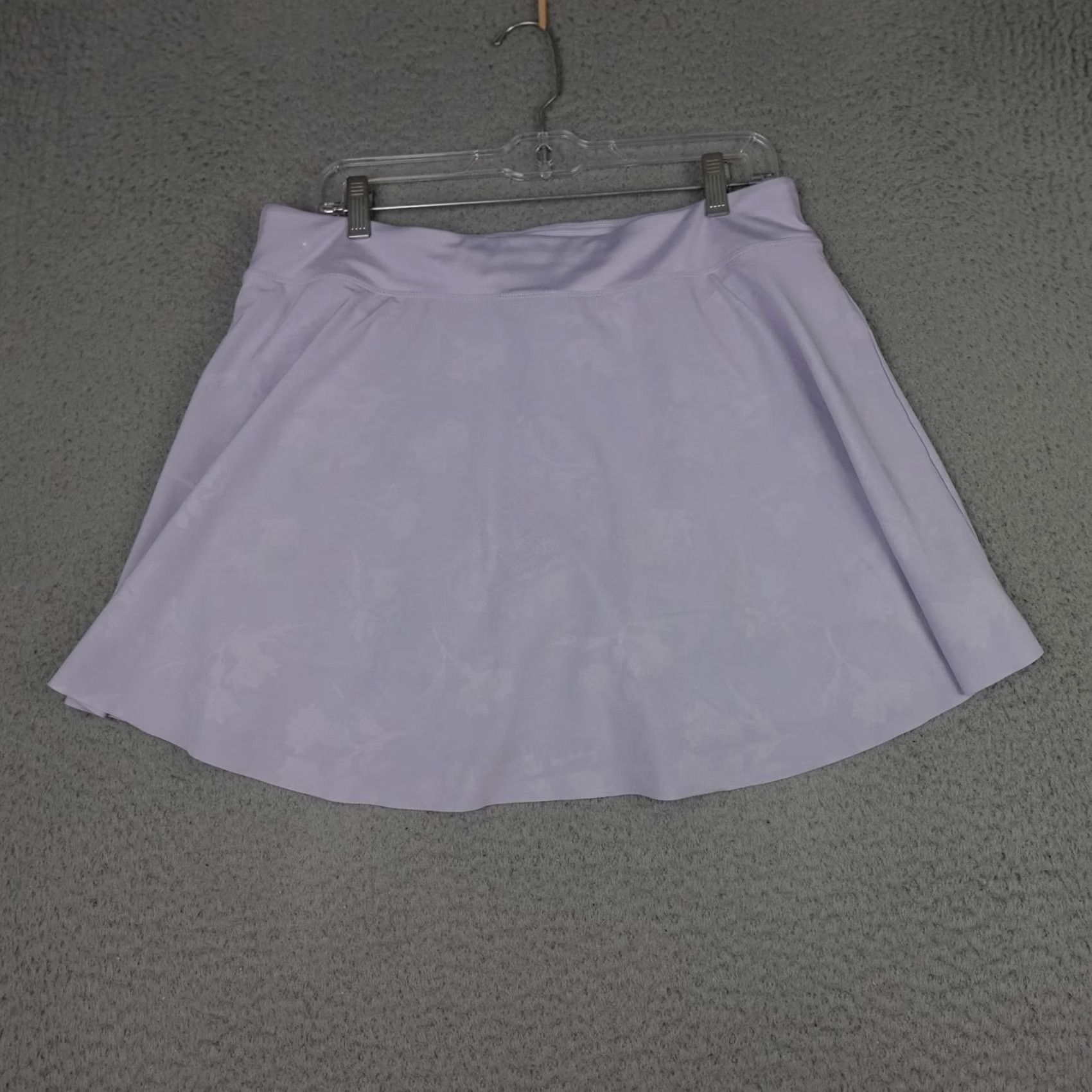 Nike Nike Skirt Womens XL Purple Floral Print Dri-FIT Athletic Golf Tennis Size 40" / US 18 - 6 Thumbnail