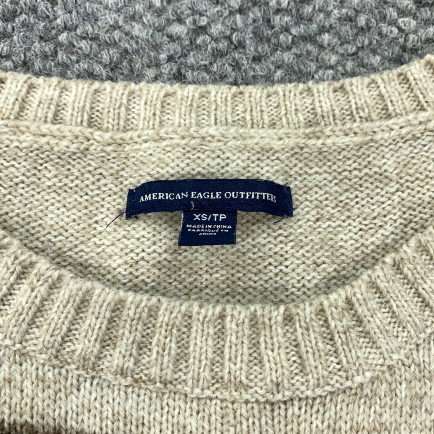 American Eagle Outfitters American Eagle Outfitters Womens Sweater XS Beige Aztec Southwestern Round Neck Size XS / US 0-2 / IT 36-38 - 5 Thumbnail