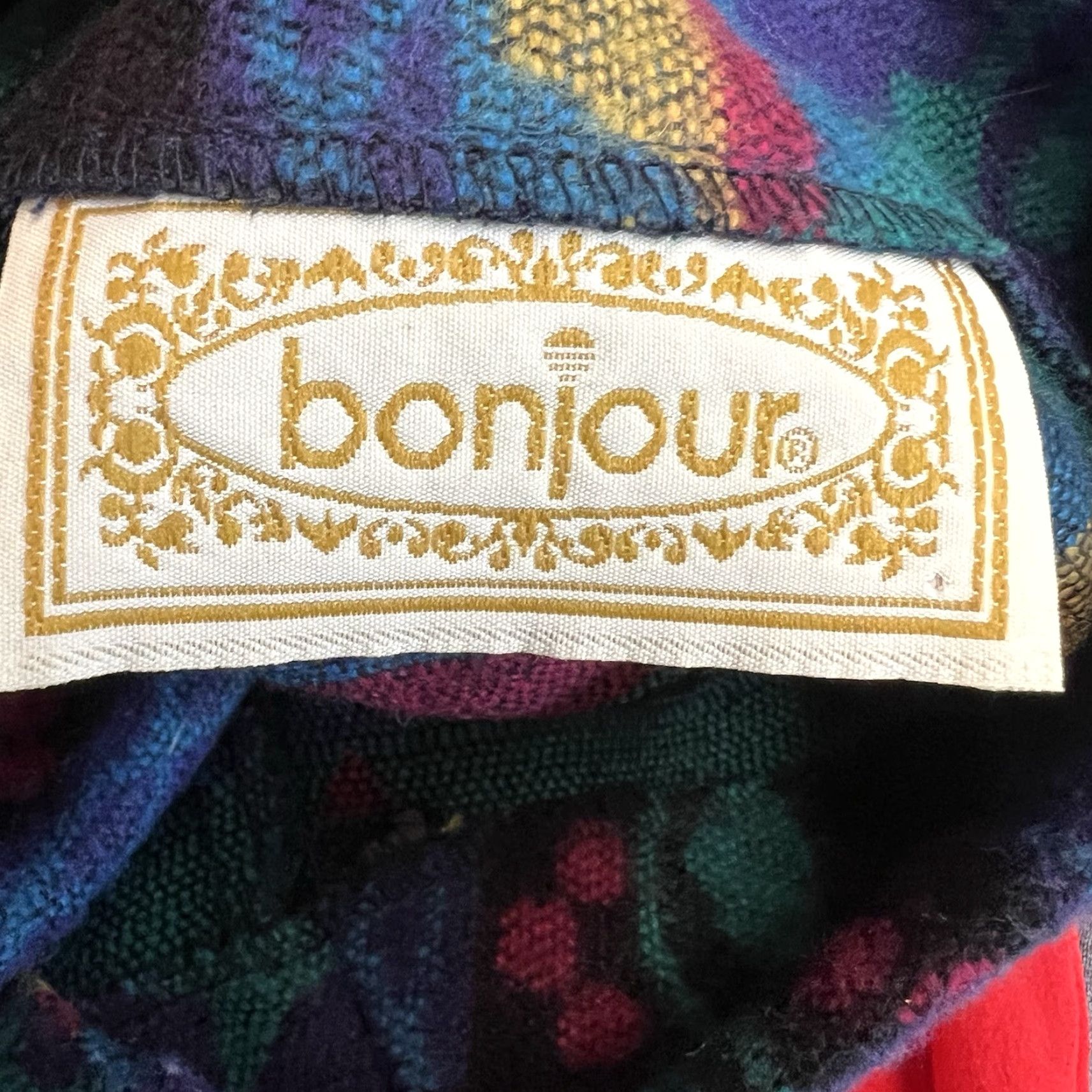 Vintage VINTAGE BonJour Aztec Geometric Wrap Skirt Womens Size 12 Midi Blue Casual Fashion Size 34" / US 12 / IT 48 - 5 Thumbnail