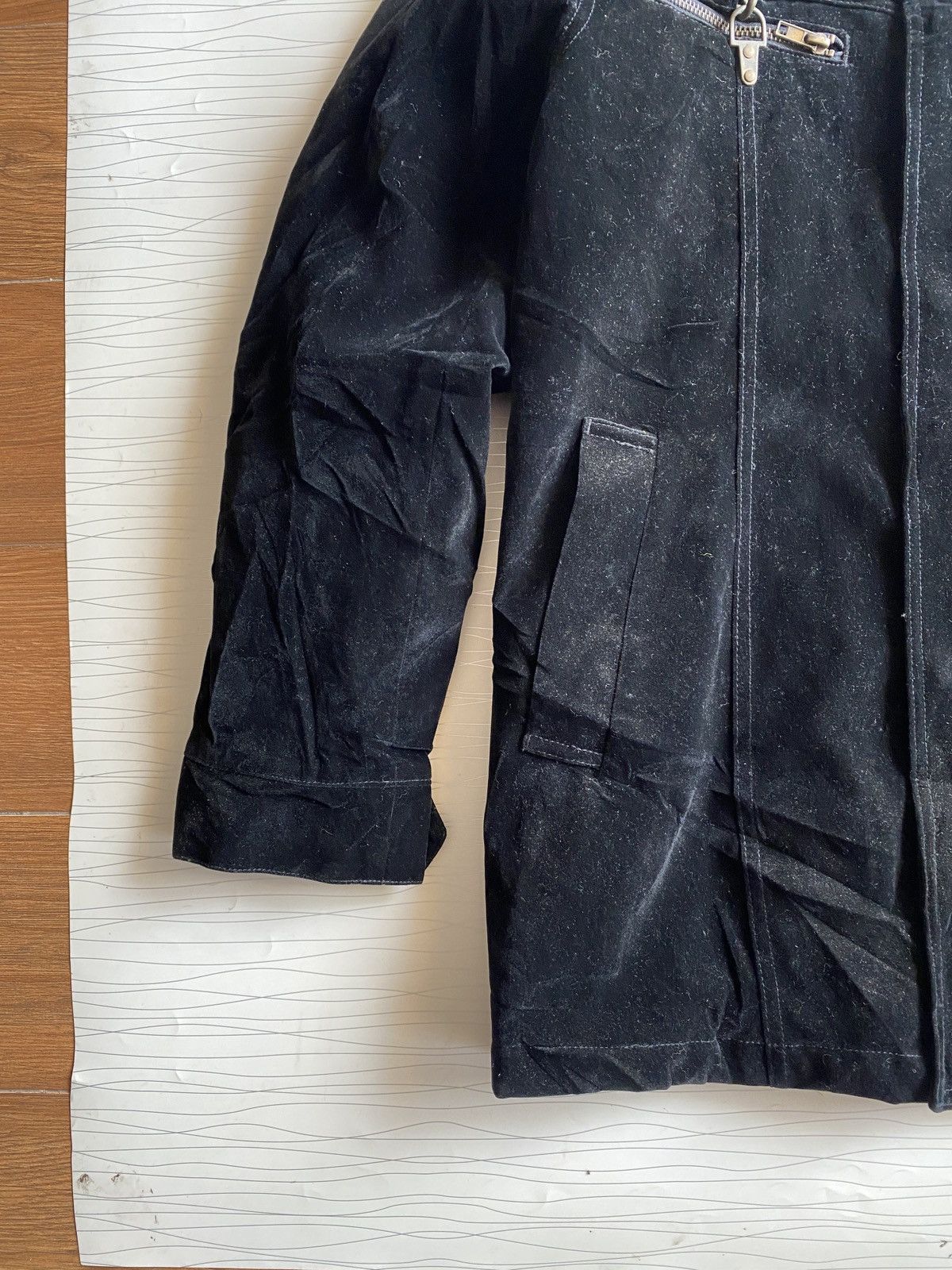 20471120 Vintage Fur Hood Parka Black Jacket - Quilted Lining Size US M / EU 48-50 / 2 - 6 Thumbnail