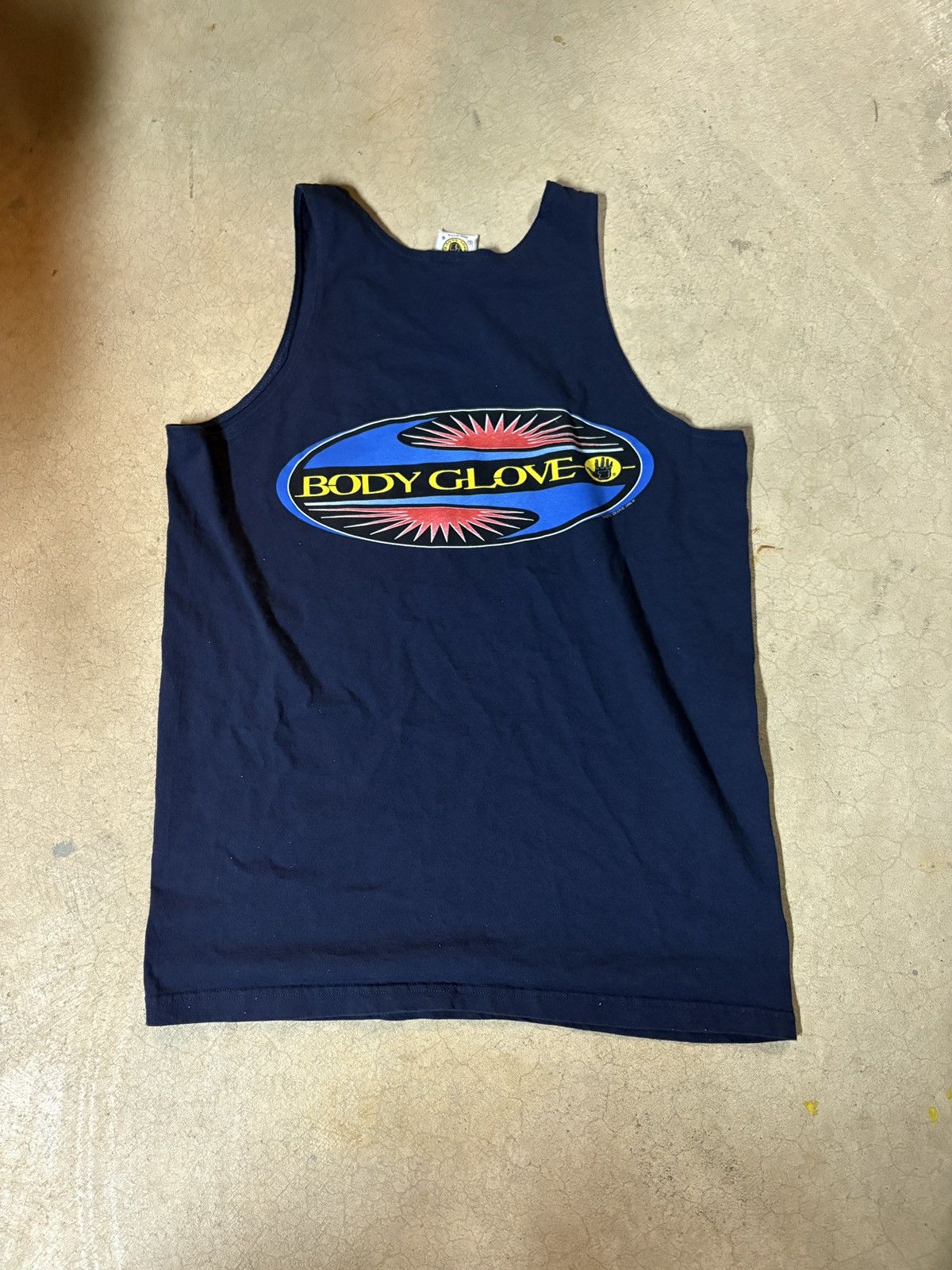 Body Glove Vintage 90s Body Glove Made In USA Tank Top Tee Shirt Navy Size US XL / EU 56 / 4 - 1 Thumbnail