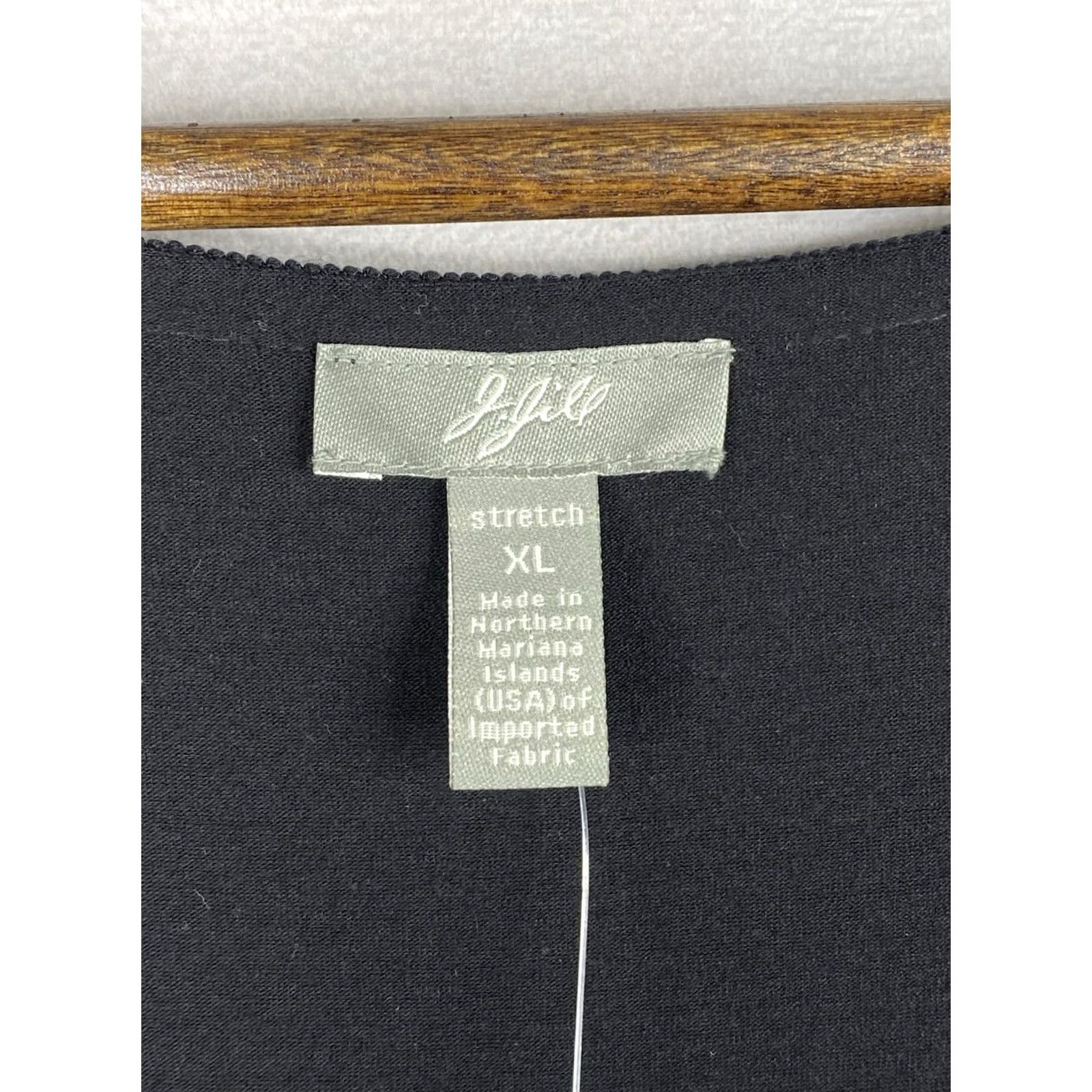 J. Jill J. Jill Dress XL Black Knit Belted Sleeveless V-Neck Midi NWT Dress Size XL / US 12-14 / IT 48-50 - 2 Thumbnail