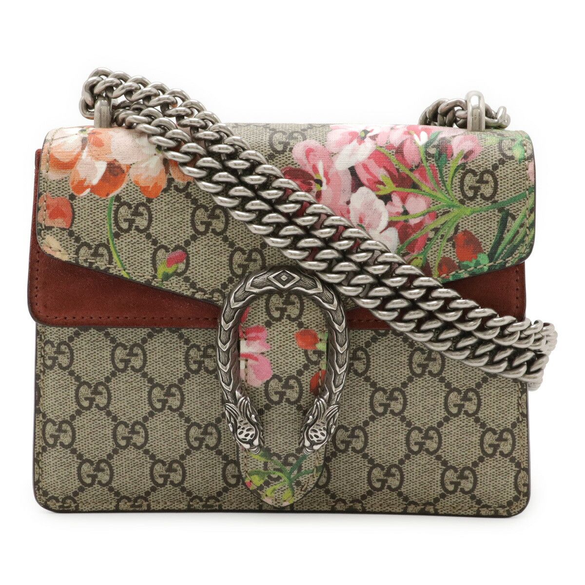 Gucci Gucci Gucci Dionysus GG Blooms Coated Canvas 2way Shoulder Bag Canvas Shoulder Bag 421970 DUTY FREE for USA Size ONE SIZE - 1 Thumbnail