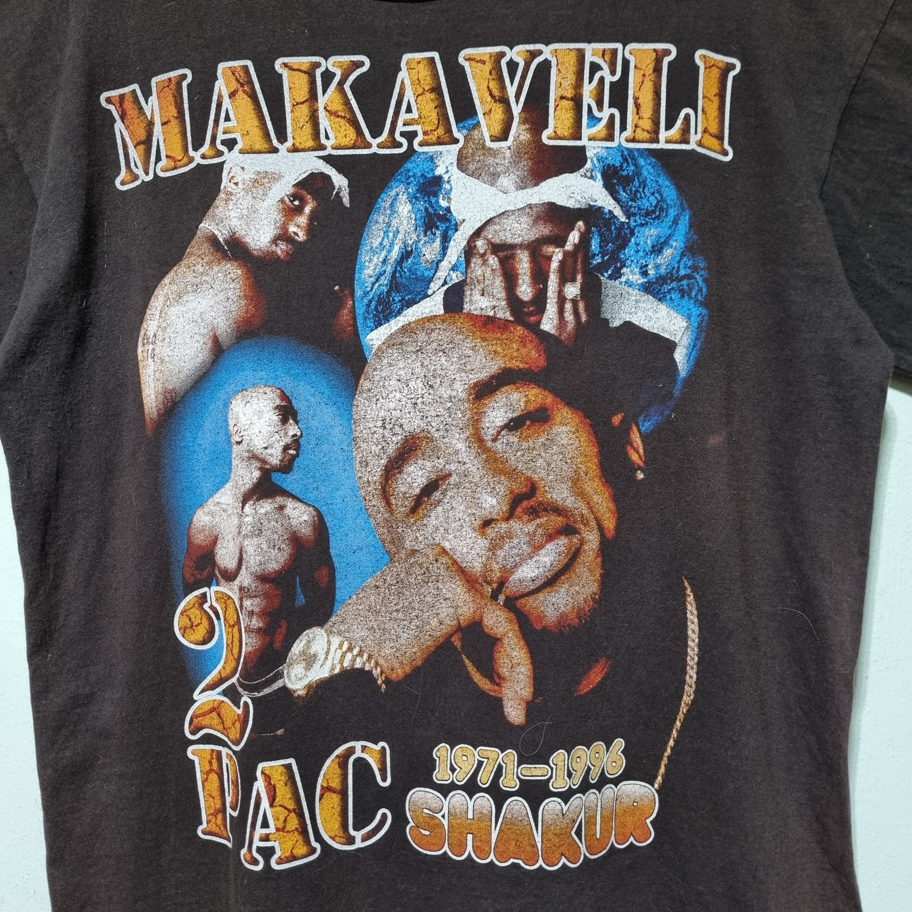 Raptee Tupac Shakur T-Shirt 2000s (Bootleg Thailand) - Short