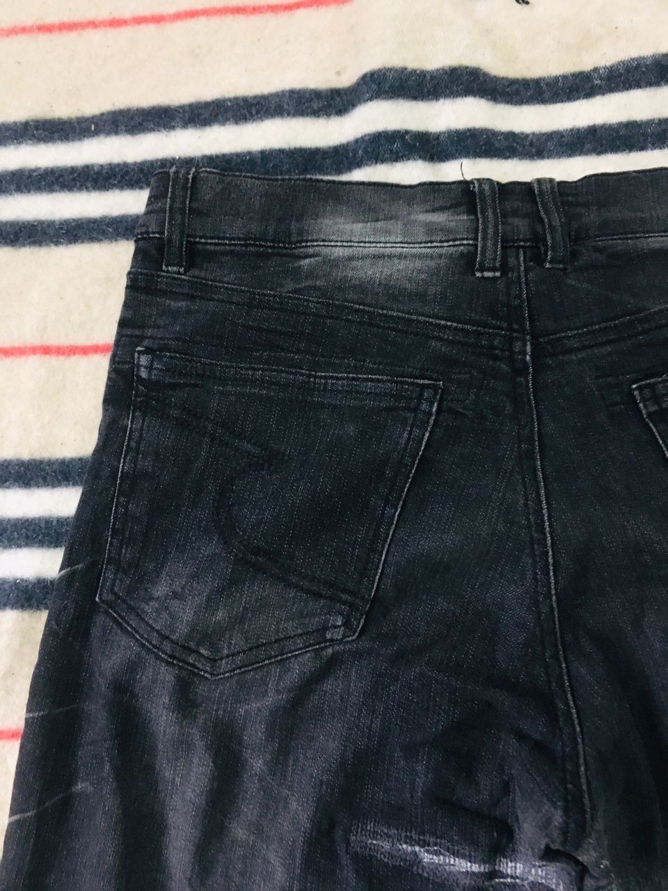 Hysteric Glamour Hot Item 🔴 A07 Semantic Design Banana Curve Strecth Jeans Size US 34 / EU 50 - 19 Thumbnail