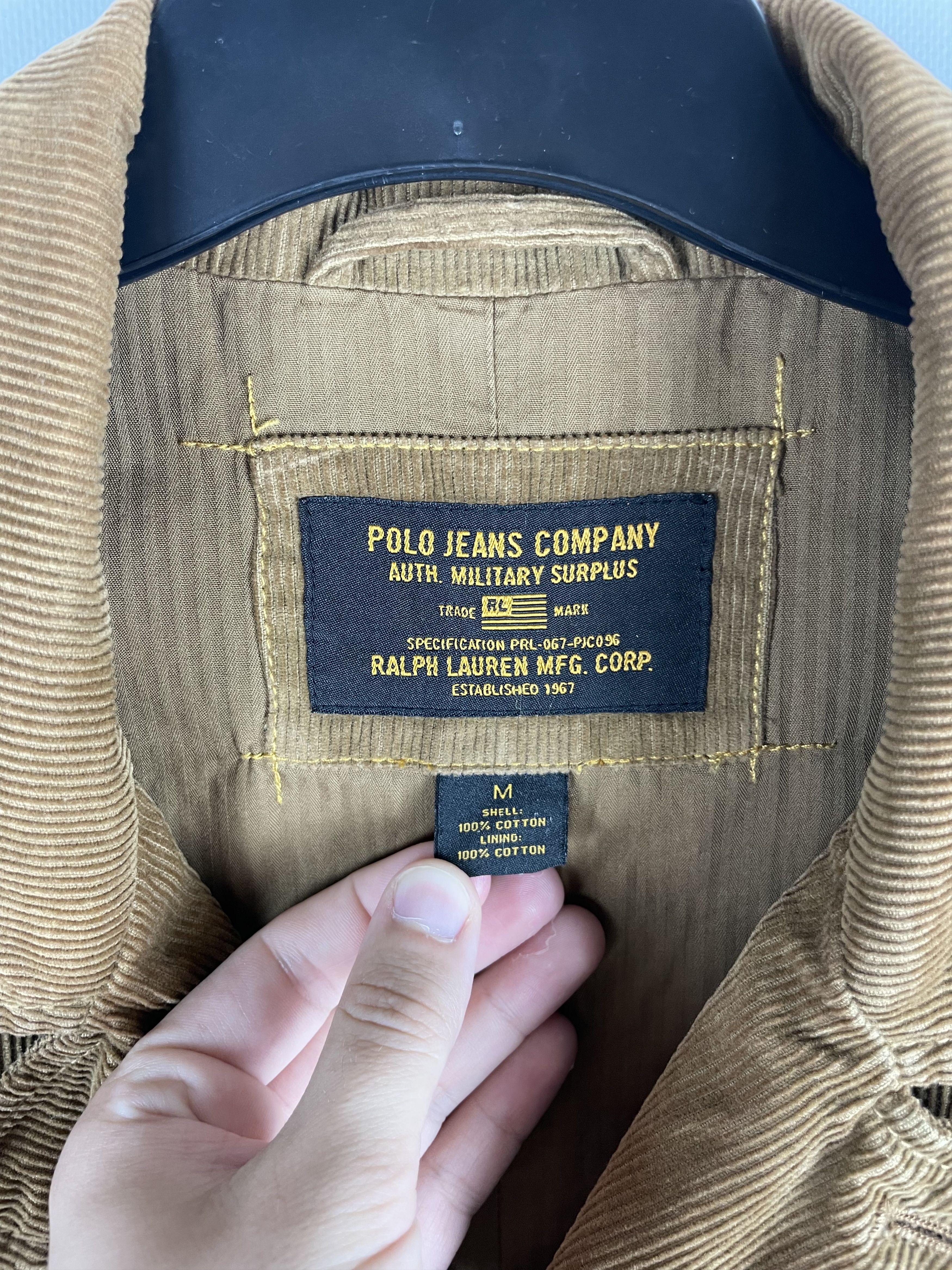 Polo Ralph Lauren Ralph Lauren Polo Jeans Company Corduroy Jacket Size US M / EU 48-50 / 2 - 4 Thumbnail