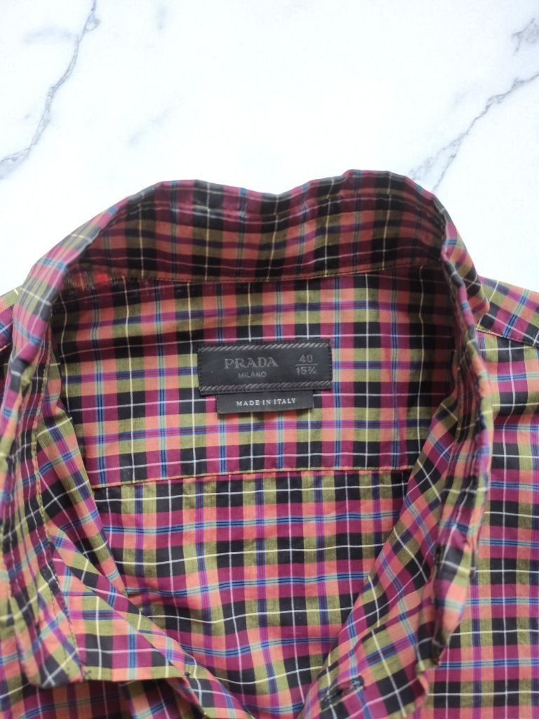 Prada Prada Plaid Shirt Size US L / EU 52-54 / 3 - 4 Thumbnail