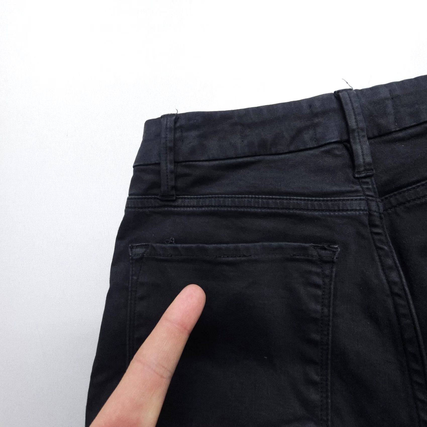 Frame VINTAGE Frame Le Mini Boot Jeans 25 Black Mid Rising Crop Denim Women 25 Inseam 25" Pants City Mens Womens Size 42" / US 20 - 4 Thumbnail