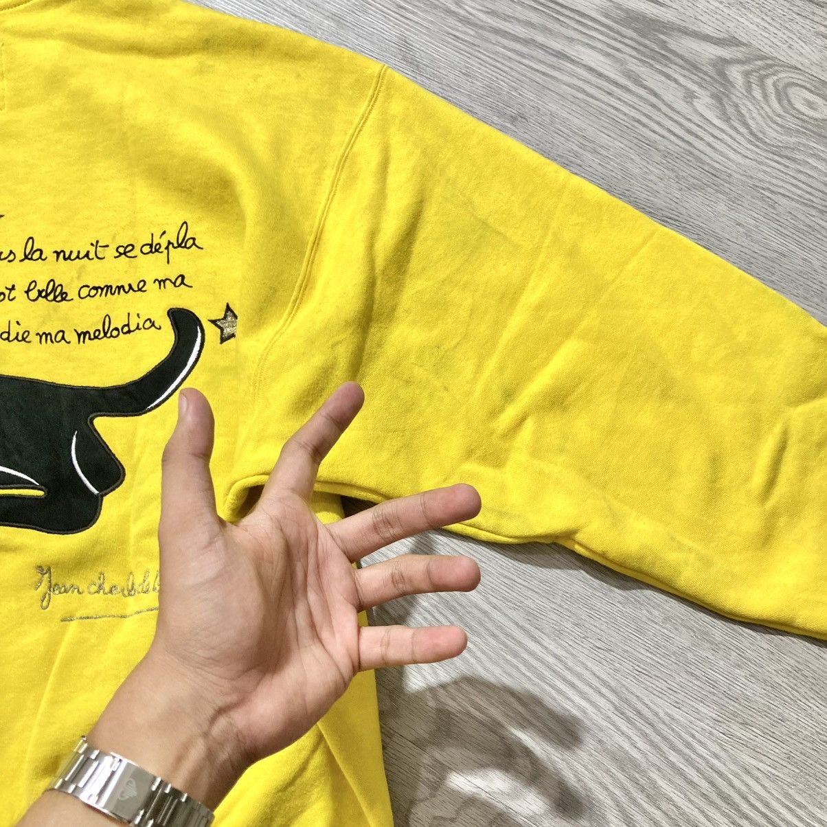 Jean Charles De Castelbajac 1990s Vintage Jean-Charles De Castelbajac Graphic Ziphoodie Size US L / EU 52-54 / 3 - 6 Thumbnail