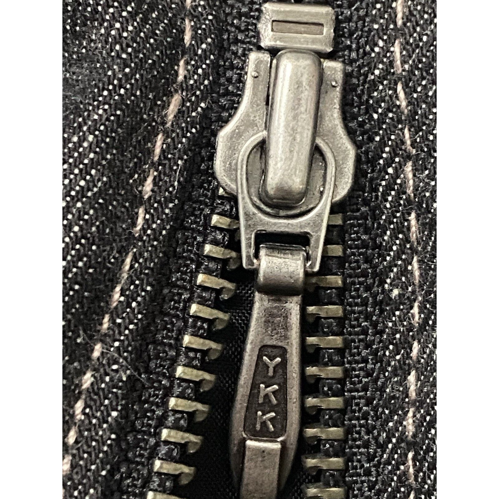 Anne Klein Anne Fontaine Blk Denim Jkt w/removable fur collar vintage Size S / US 4 / IT 40 - 14 Thumbnail