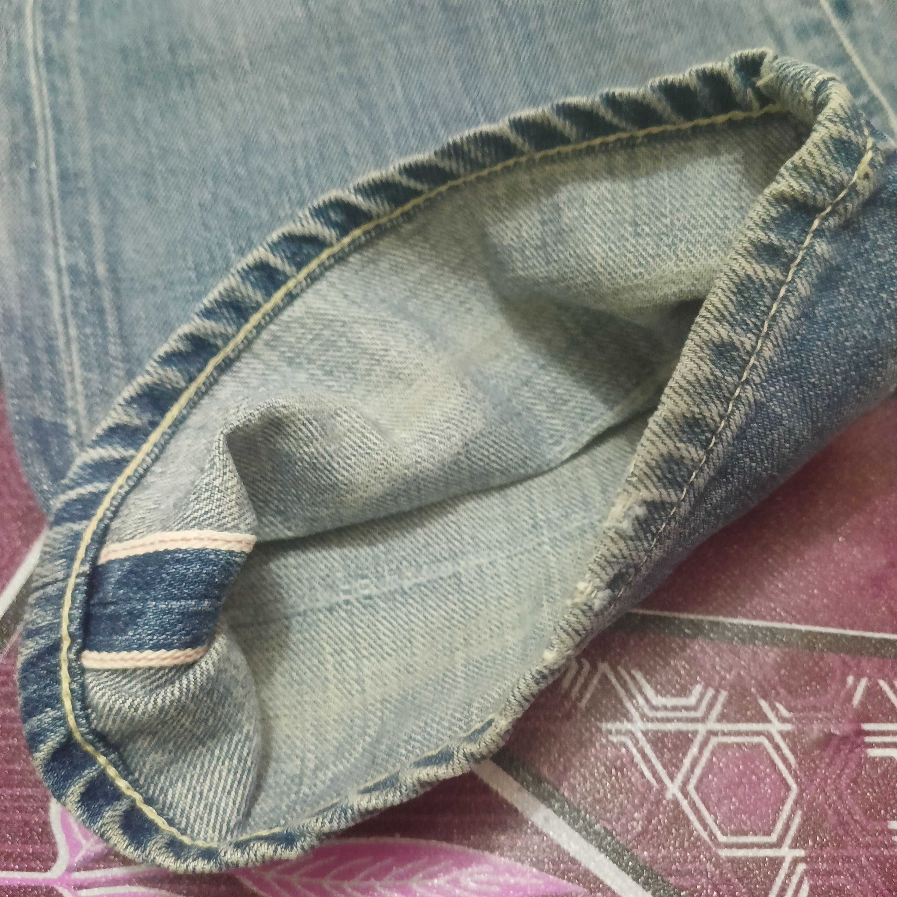 Neighborhood Rare!!! Neighborhood Savage Selvedge Jeans Distressed Jeans Size US 33 - 13 Thumbnail