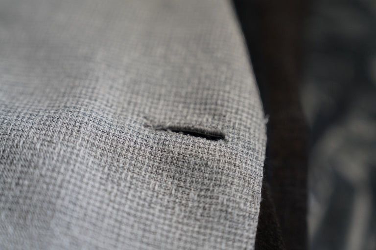 Kiton KITON JACKET BLAZER CASHMERE/SILK GREY SUMMER SHORT JACKET Size 36S - 7 Thumbnail