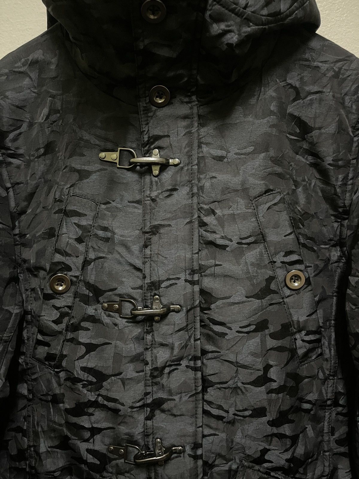 In The Attic In The Attic Long Jacket Camouflage Hoodie Size US L / EU 52-54 / 3 - 4 Thumbnail
