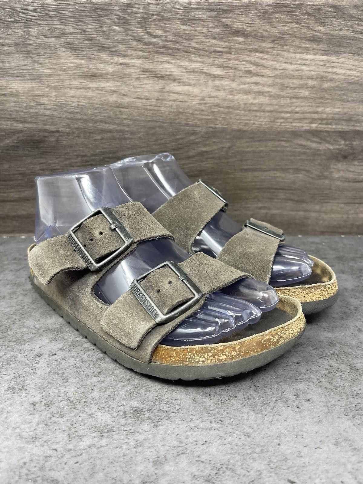 Birkenstock Birkenstock Arizona Suede Sandals Womens Size 6 (37) Slip On Size US 6 / IT 36 - 4 Thumbnail