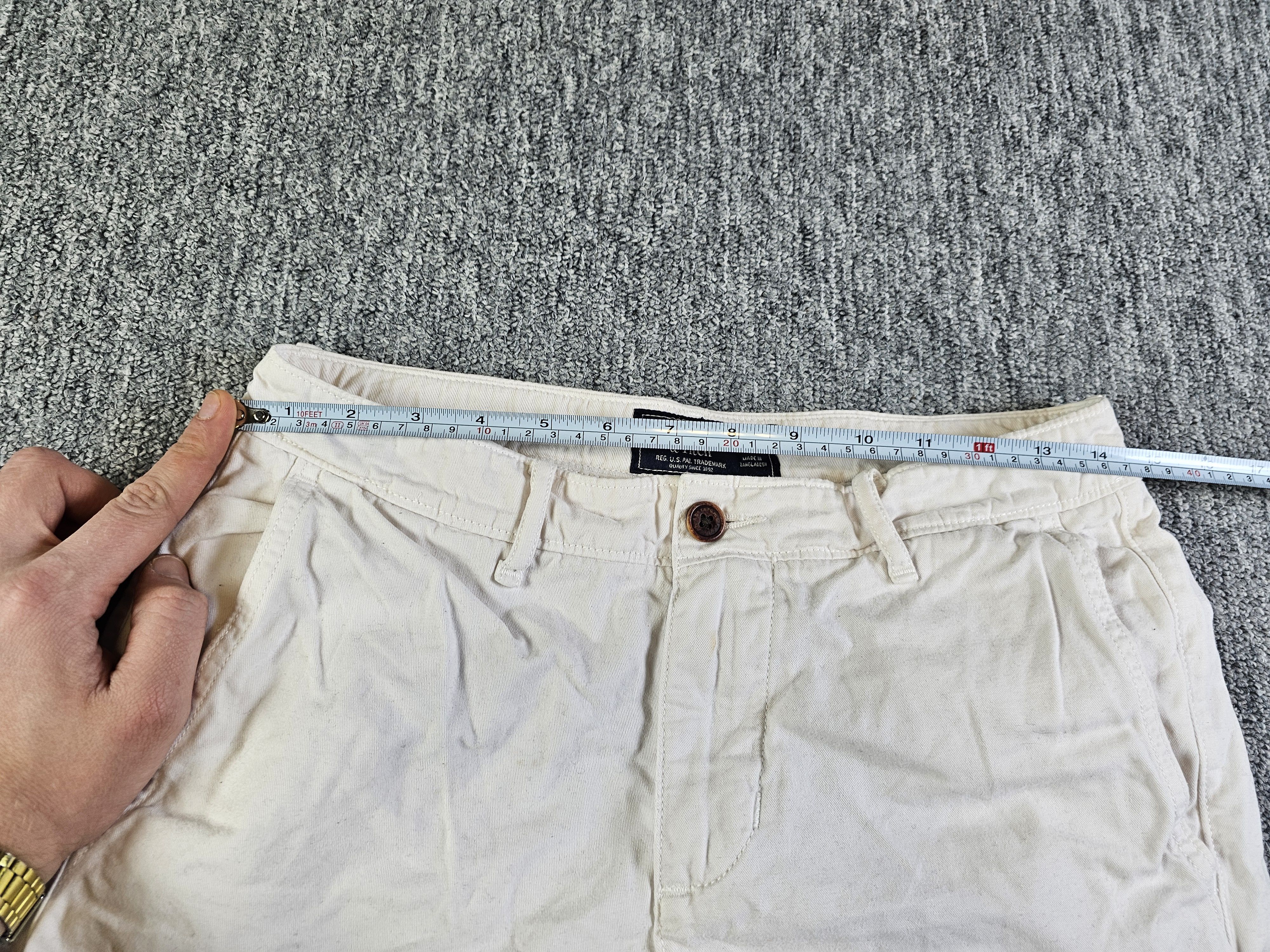Abercrombie & Fitch Abercrombie & Fitch Khaki Chino Shorts Flat Front Cotton W28 Size US 28 / EU 44 - 10 Thumbnail