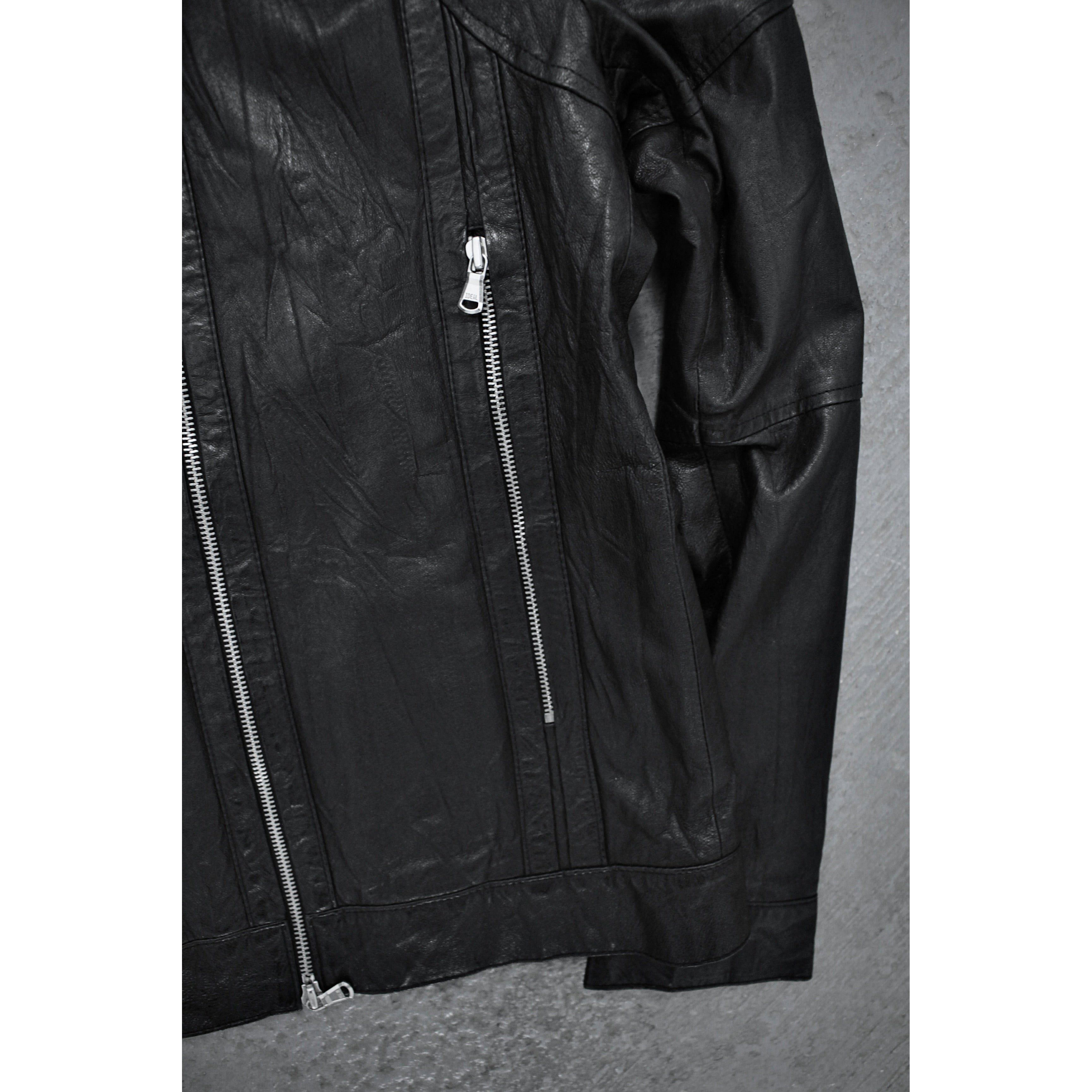 JACKROSE Early 00s Pigskin Leather Rider Jacket
