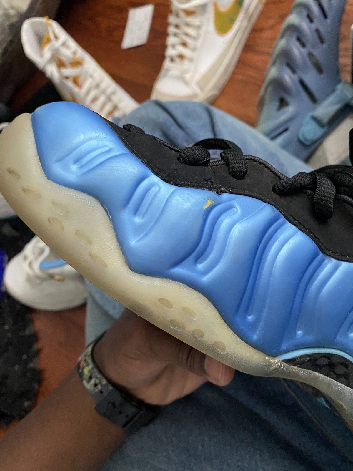 Nike Nike Air Foamposite One University Blue Size US 9 / EU 42 - 6 Thumbnail