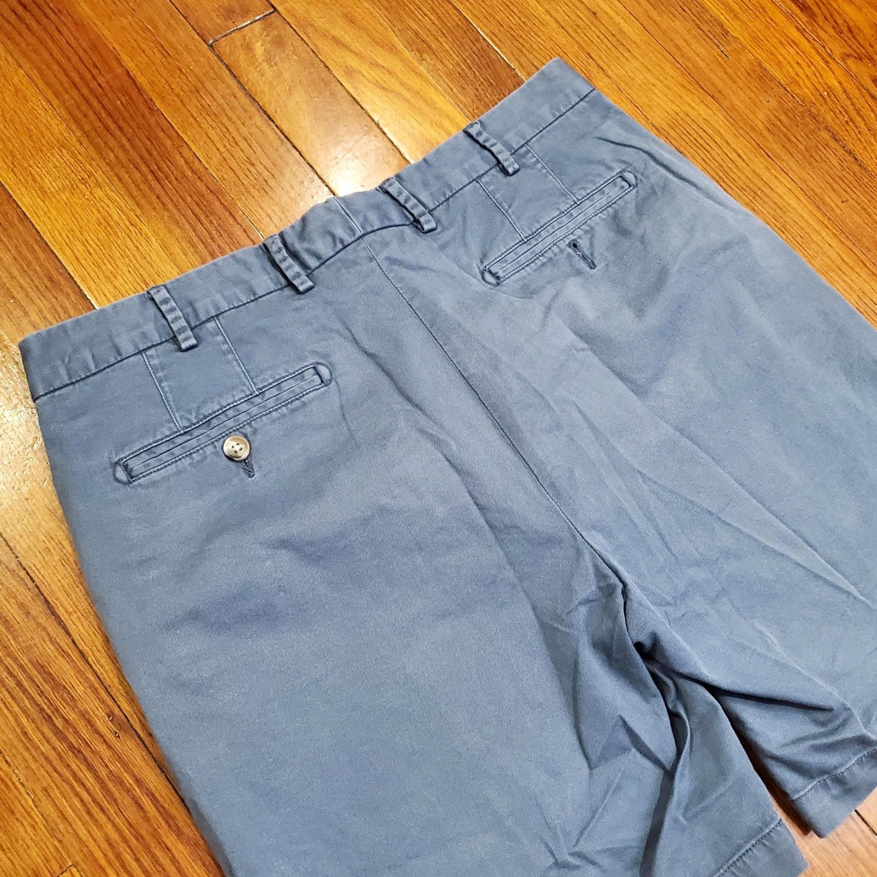 Peter Millar Peter Millar Shorts Mens 34 Blue Chino Flat Front Stretch Casual 10 Inseam Golf Size US 34 / EU 50 - 2 Thumbnail