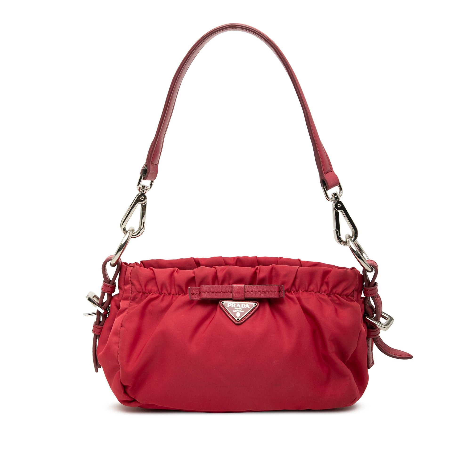 Prada Tessuto Bow Shoulder Bag Size ONE SIZE - 1 Thumbnail