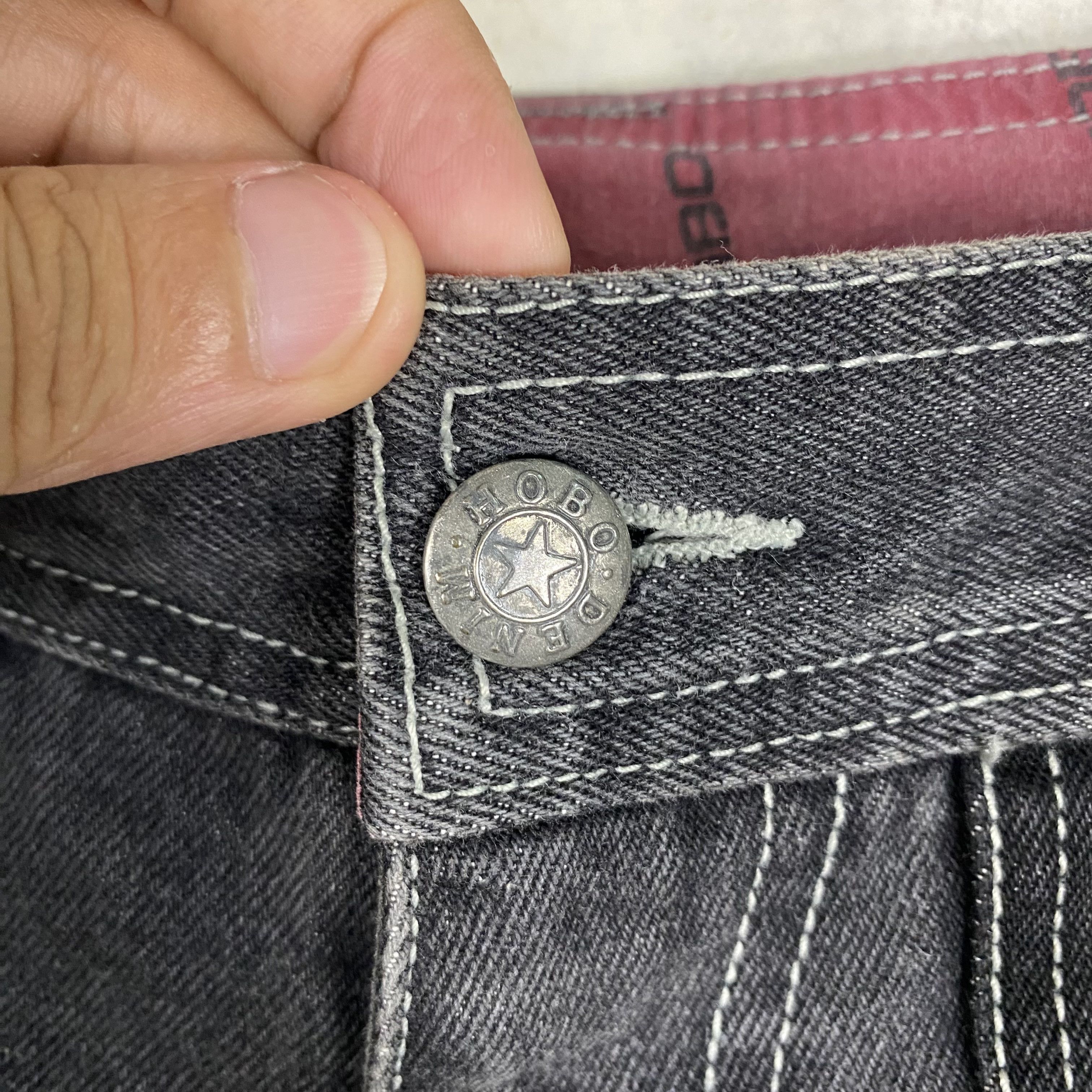 Hobo 💥HOBO JEANS BAGGY PANG Y2K NICE DESIGN Size US 32 / EU 48 - 8 Thumbnail