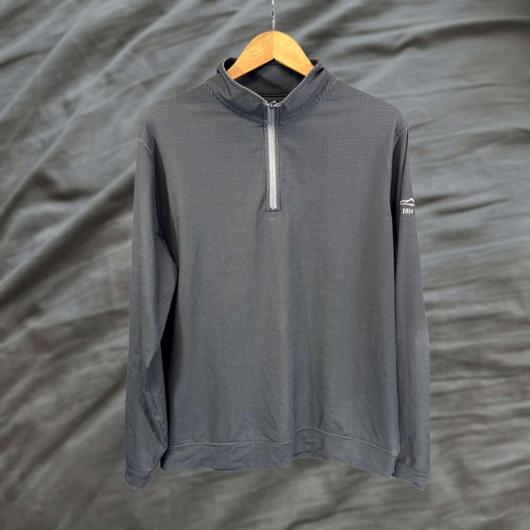 Peter Millar VINTAGE Peter Millar Crown Sport Pullover Mens Large Quarter Zip Golf 1914 Check Size US L / EU 52-54 / 3 - 1 Thumbnail