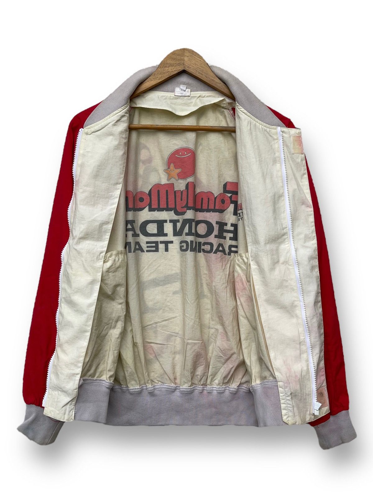 Honda 🔥Vintage 1990's FamilyMart x Honda Racing Team Bomber Jacket Size US L / EU 52-54 / 3 - 6 Thumbnail