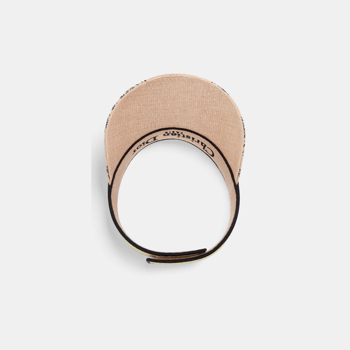 Dior o1bcso1str0226 Size:OS/De Jouy Soleil Visor in Beige/Yellow Size ONE SIZE - 5 Thumbnail