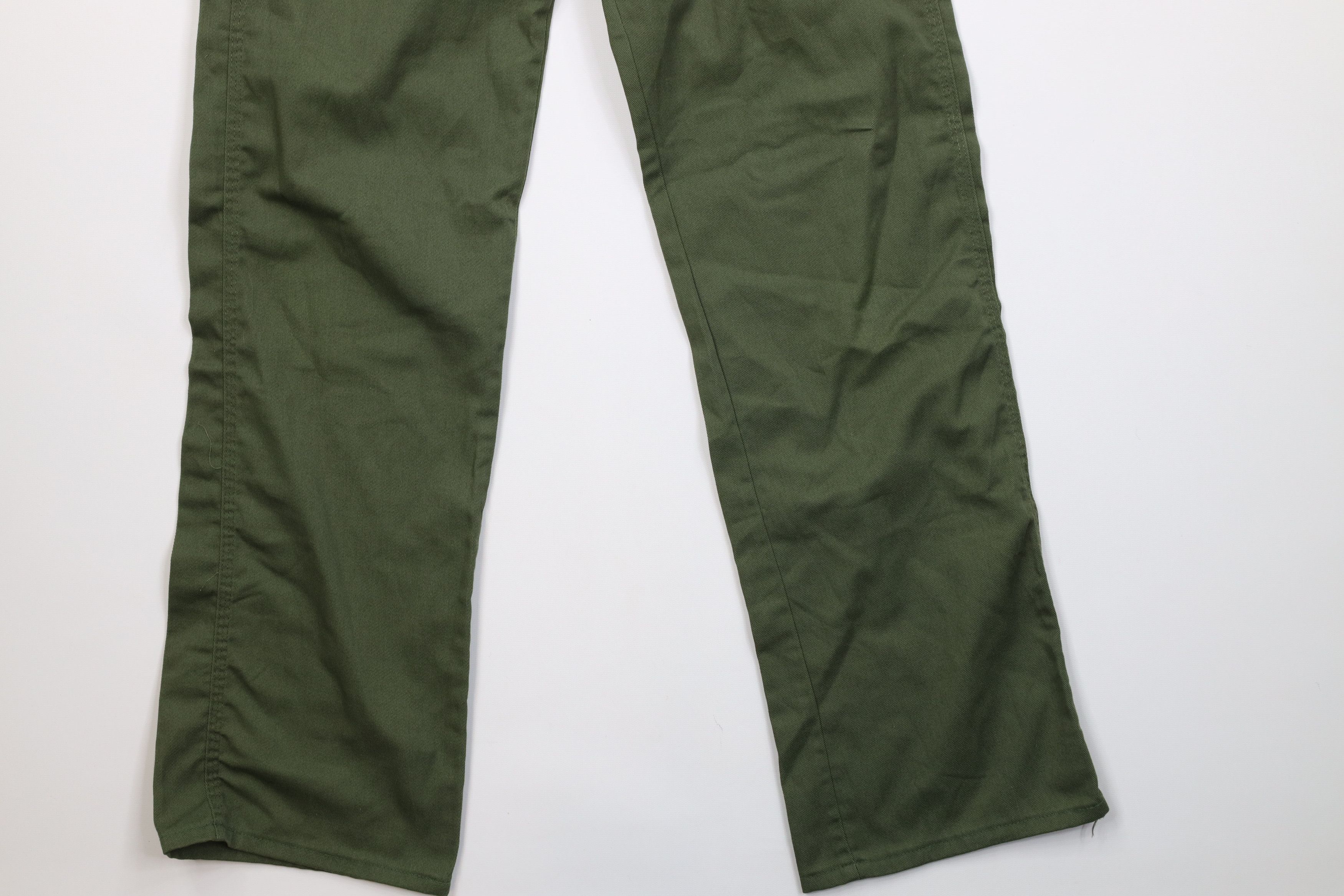 Vintage Vintage 50s Streetwear Sanforized Utility Pants Green USA Size US 28 / EU 44 - 5 Thumbnail