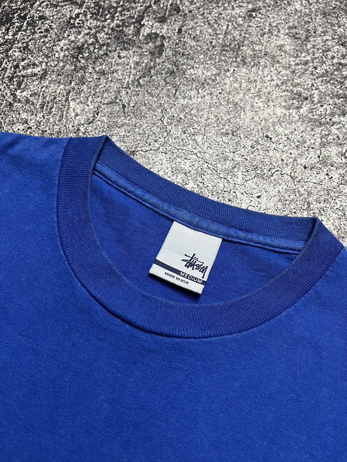 Stussy Vintage Stussy EDT Rare Blue T-Shirts Size US M / EU 48-50 / 2 - 3 Thumbnail