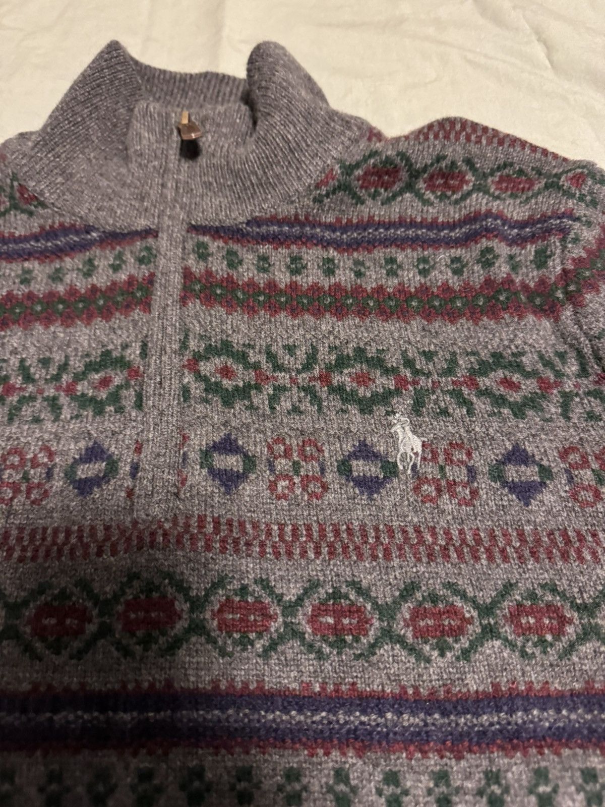 Polo Ralph Lauren Polo Ralph Lauren Size Medium Wool Cashmere Fair Isle sweate Size US M / EU 48-50 / 2 - 5 Thumbnail