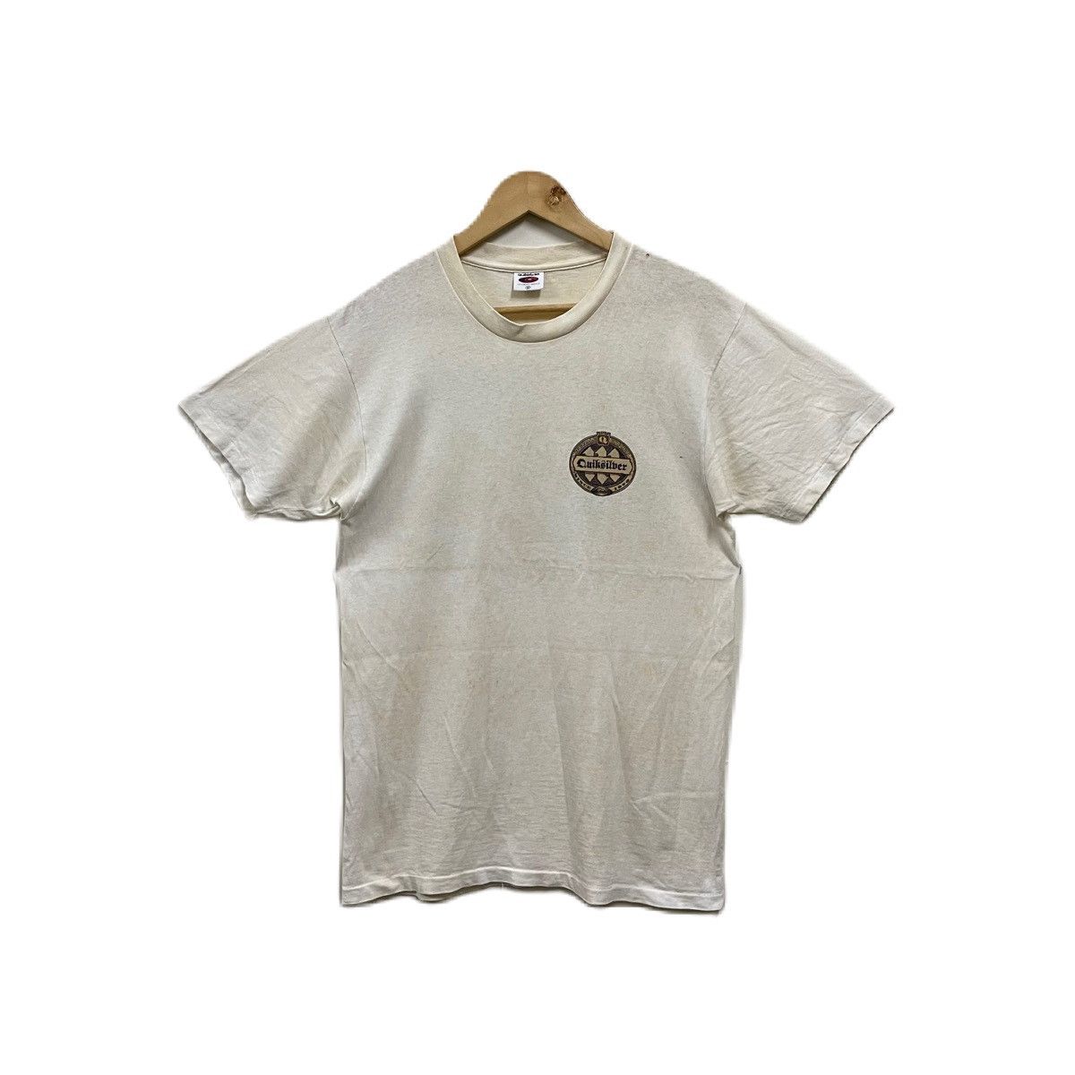 Quiksilver Vintage 90s Quiksilver big logo tshirt Size US M / EU 48-50 / 2 - 2 Thumbnail