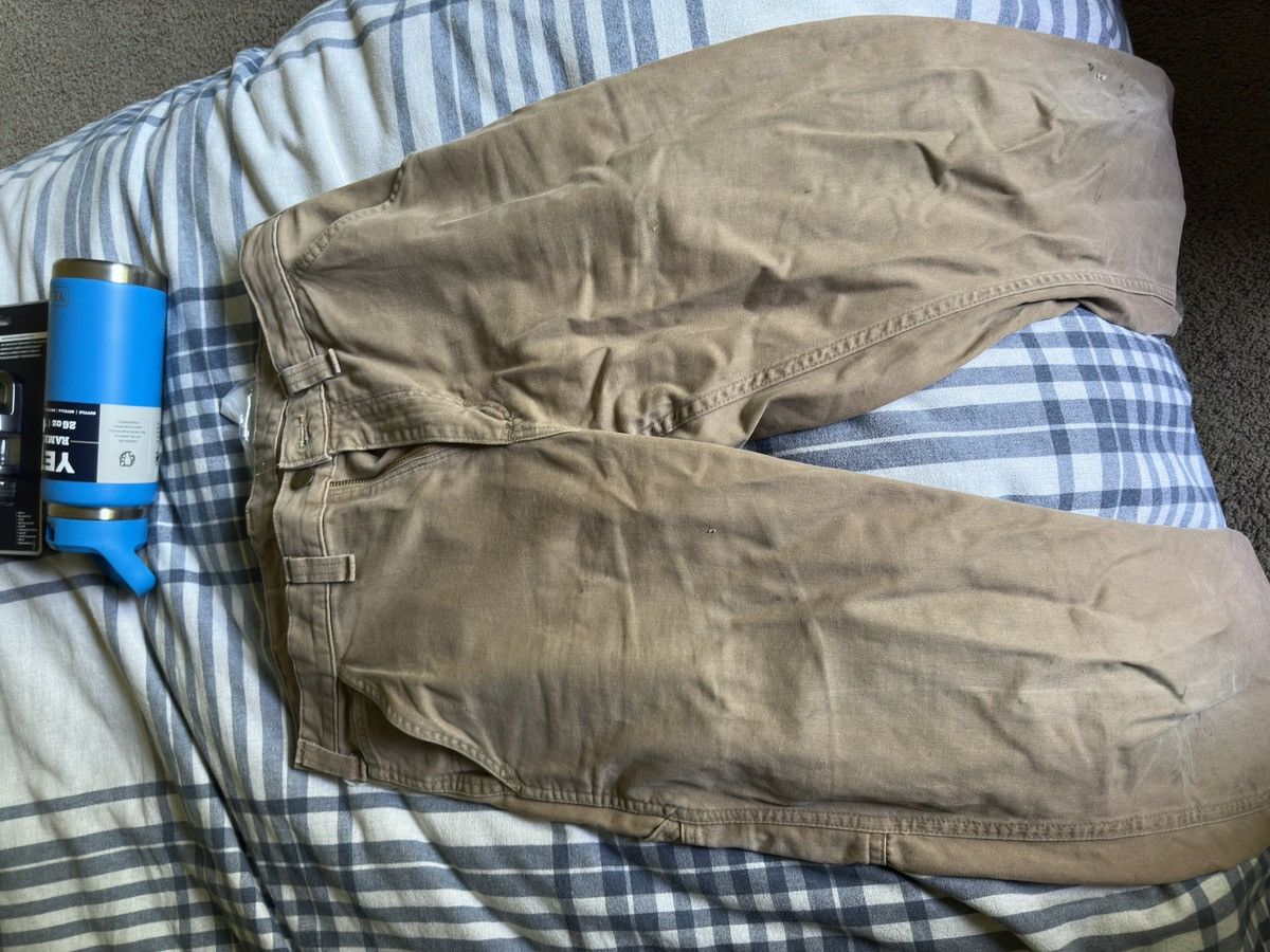 Carhartt Vintage Carharrt Khaki workwear Pants Size US 34 / EU 50 - 2 Thumbnail