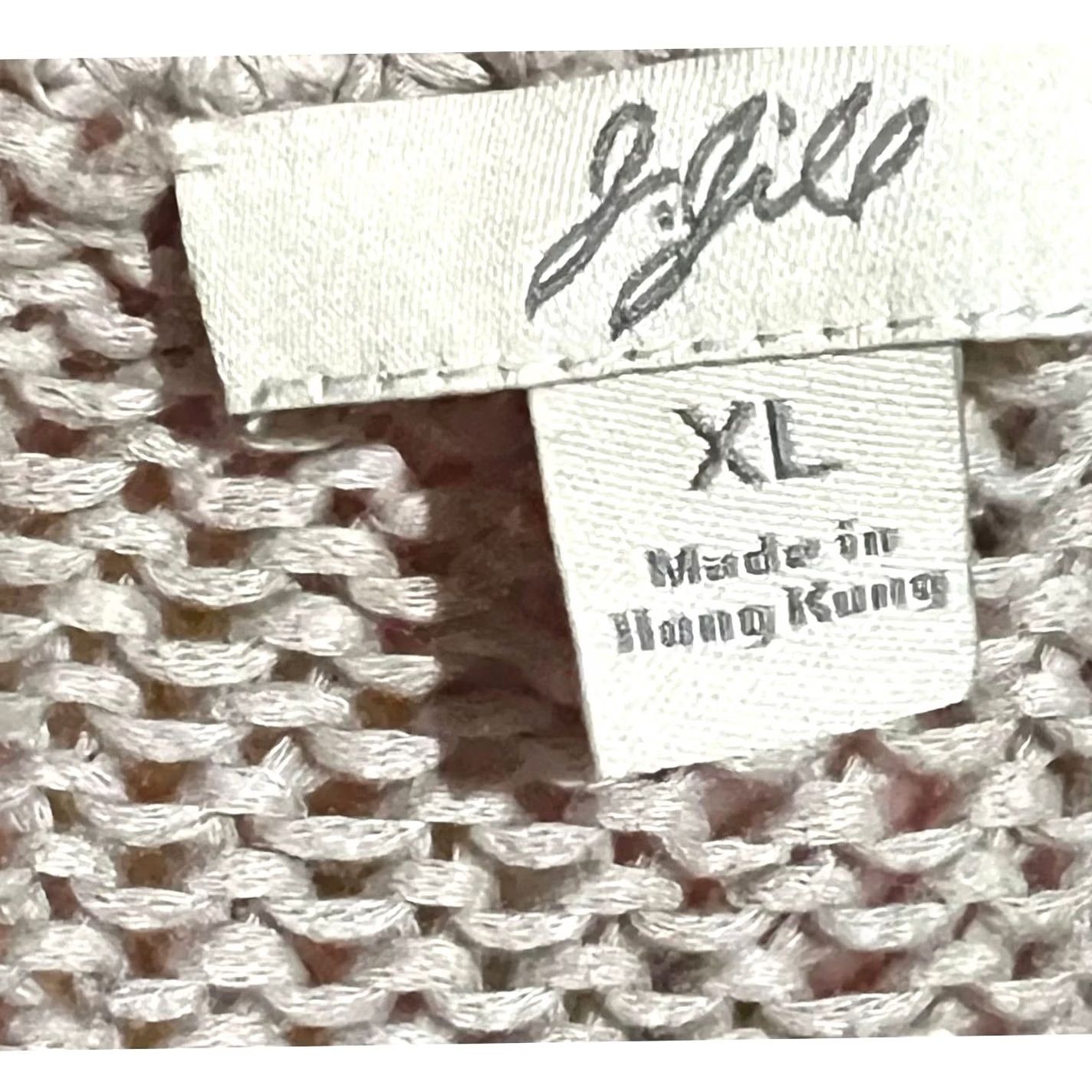 J. Jill VINTAGE J. Jill Women's Sweater Pullover Tunic XL Beige Mercerized Cotton Long Sleeve Size XL / US 12-14 / IT 48-50 - 7 Thumbnail