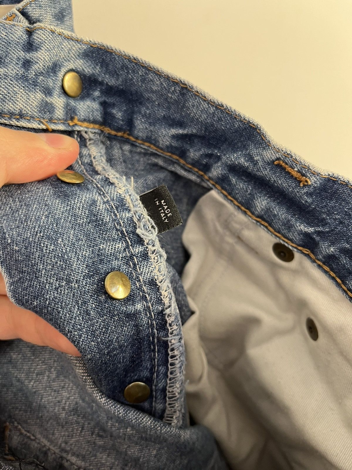 Dolce & Gabbana × Vintage Dolce & Gabbana D&G Vintage Y2K Denim Jeans Made in Italy Size US 38 / EU 54 - 14 Thumbnail