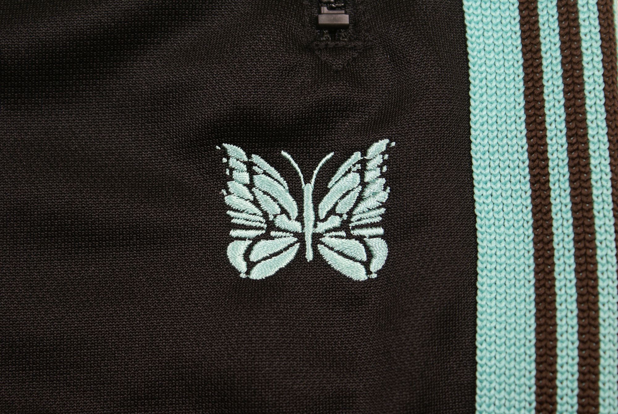 Needles 2025 Needles STUDIOUS EXCLUSIVE Track Pants Black Green Sz M Size US 32 / EU 48 - 3 Thumbnail