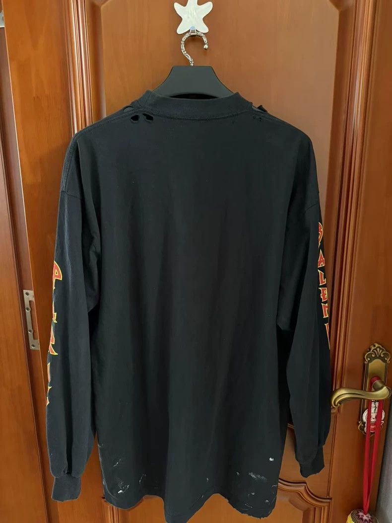 Balenciaga Balenciaga Flame splash ink long sleeve Size US S / EU 44-46 / 1 - 2 Thumbnail