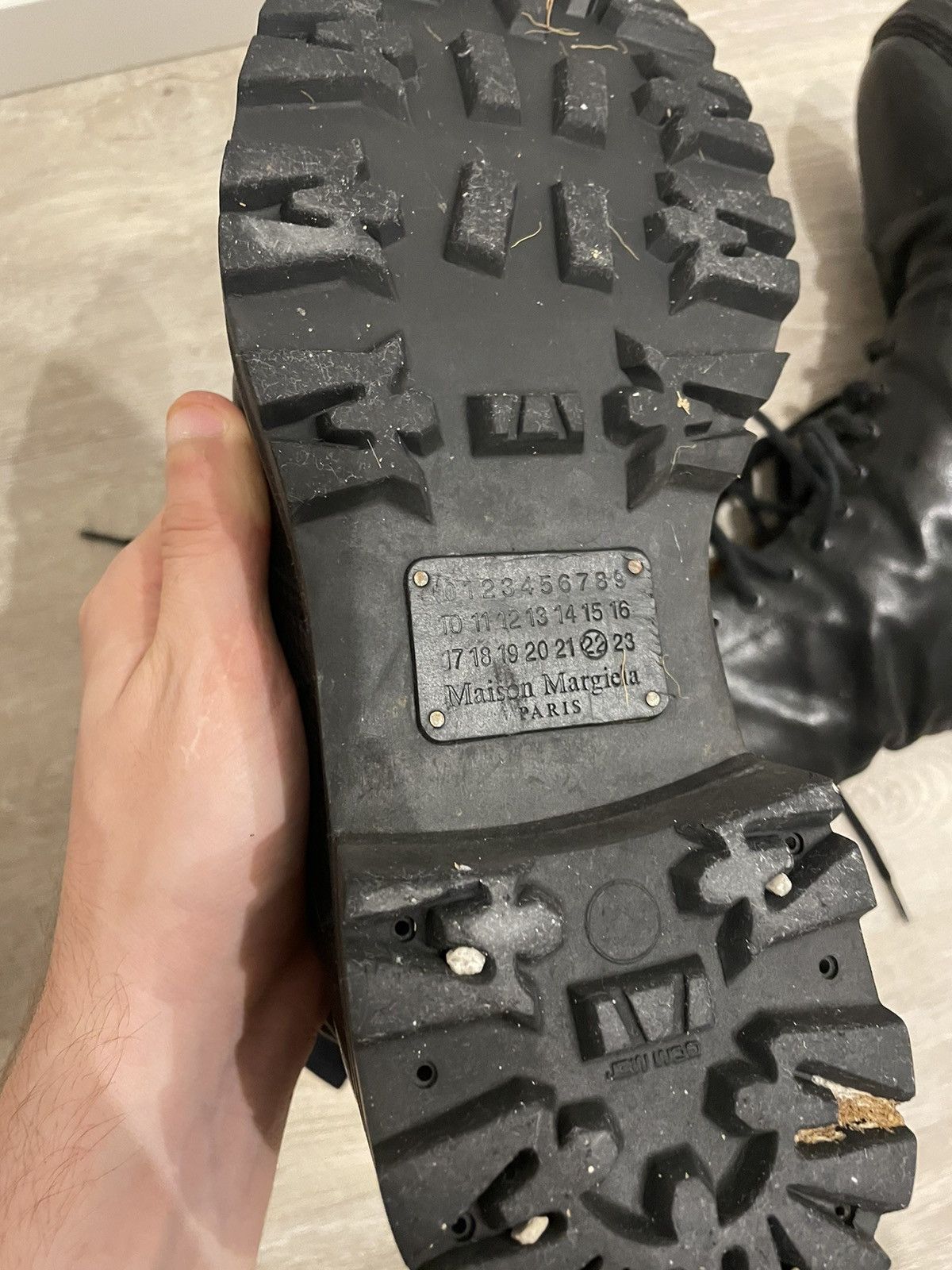 Maison Margiela Maison Margiela 2017 Combat Boots Size US 10.5 / EU 43-44 - 5 Thumbnail