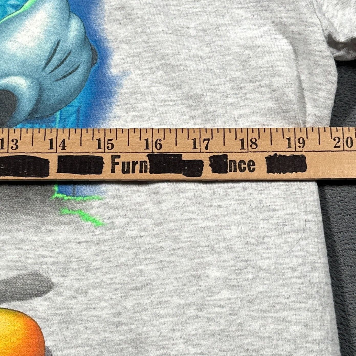 Disney VINTAGE Disney Mickey Mouse Shirt Mens Large Cartoon Tee 90s Theme Parks Gray Cotton Size US L / EU 52-54 / 3 - 4 Thumbnail