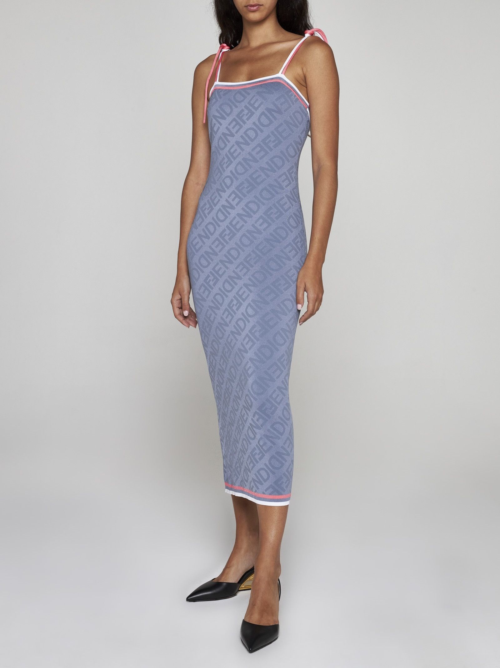 Fendi o1loc1c0824 Skirt in Blue Size 27" / US 4 / IT 40 - 3 Thumbnail