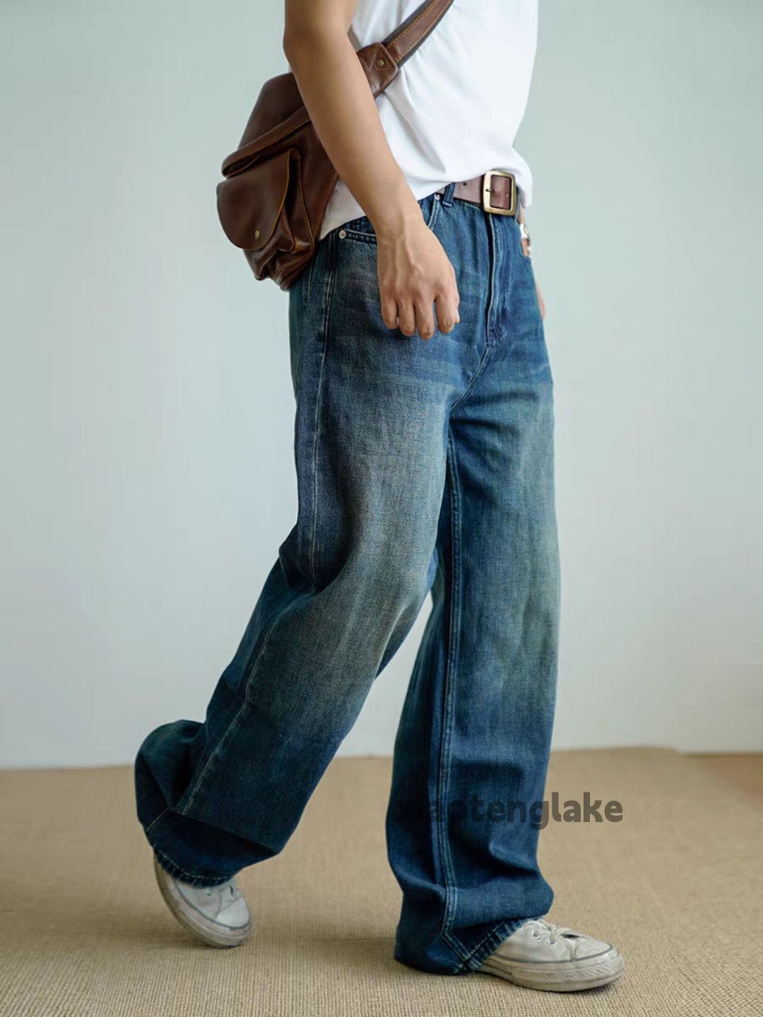 Jean × Vintage utility workwear carpenter outdoor faded yuppie jeans Size US 34 / EU 50 - 3 Thumbnail